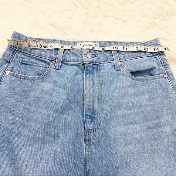 PAIGE Blue Denim Midi Skirt - Picture 5 of 7